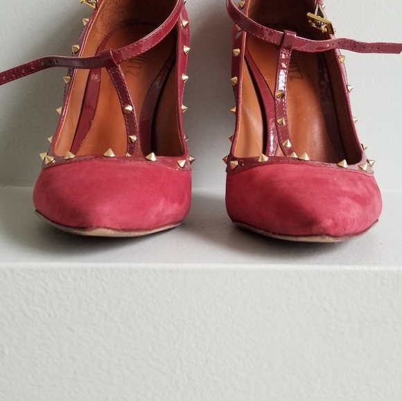 All leather Schutz studded heels - Picture 15 of 15